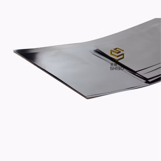 Fabrication de feuilles de tungstène haute densité W1 99,95 %, plaques de tungstène